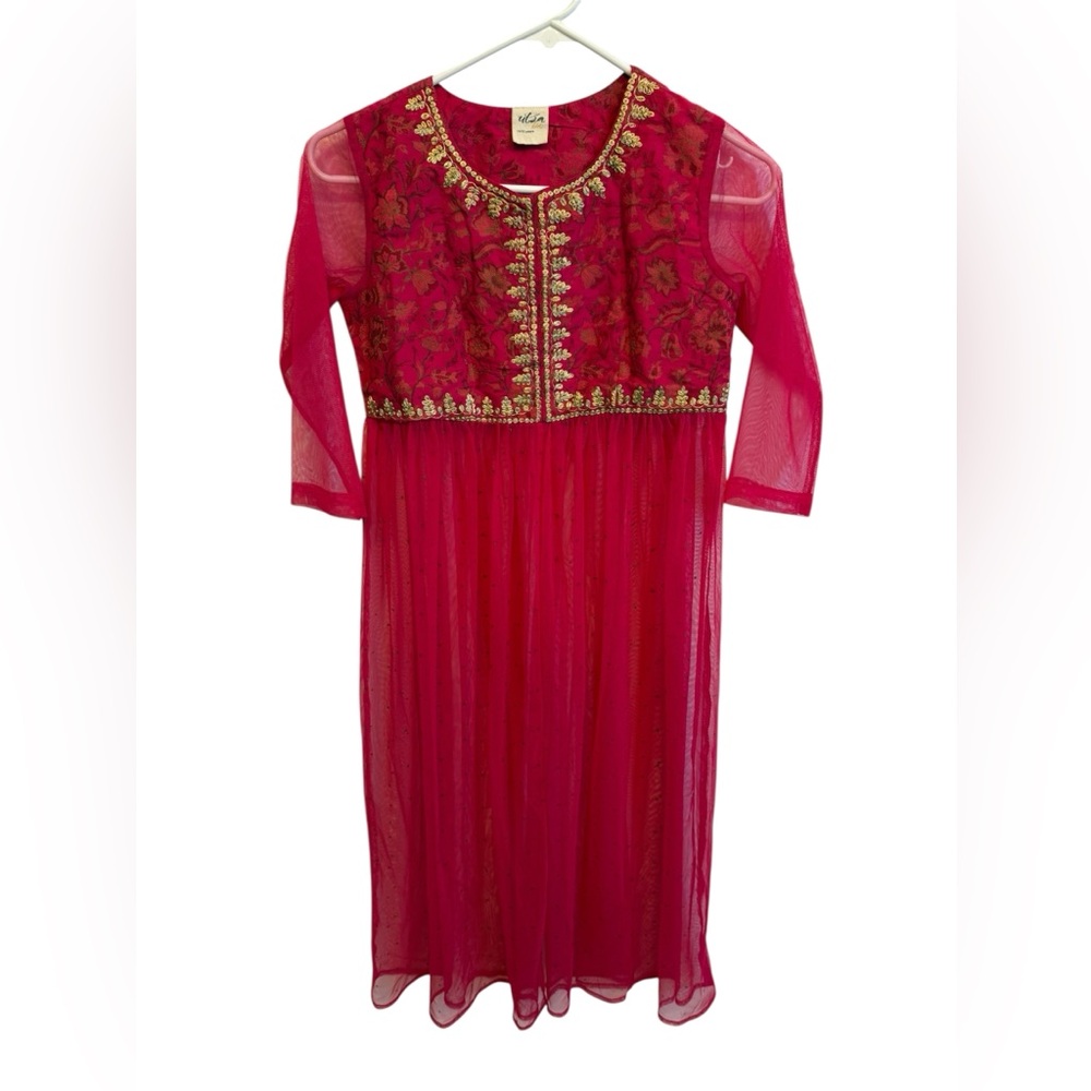 Girls Punja Elegant Pink, Size 11/12 years